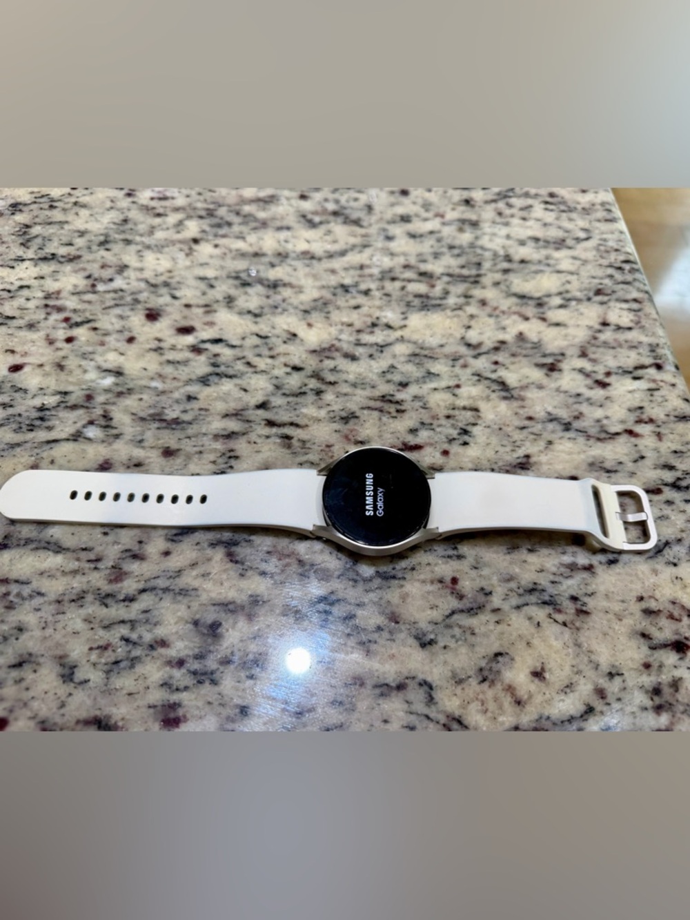 Samsung Galaxy Smartwatch - White Band Silver Case